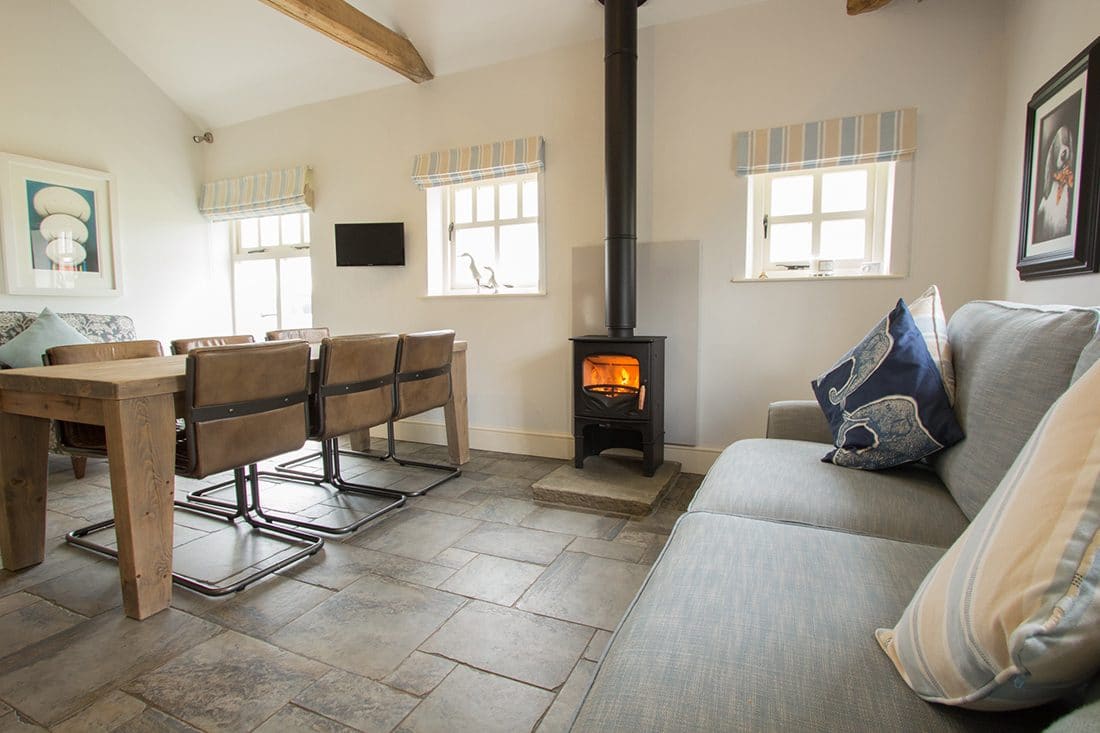 Charnwood Bembridge in barn conversion kitchen – Ignite Stoves u0026 Fireplaces