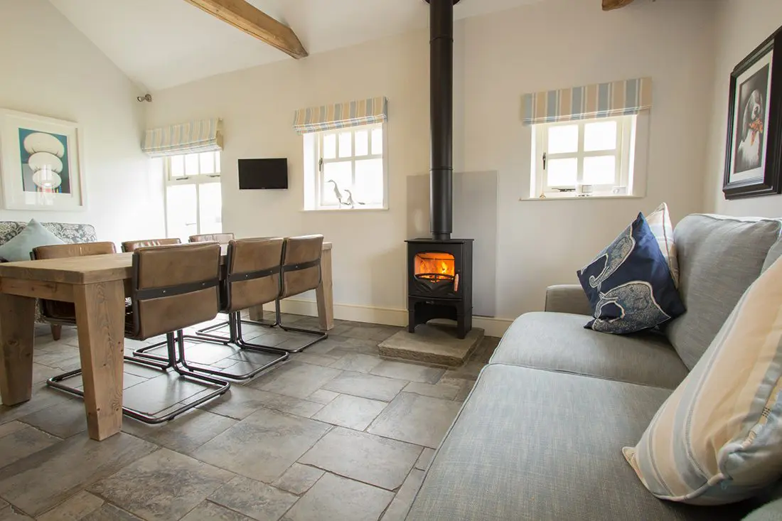 Charnwood Bembridge Woodburning Stove in Kitchen