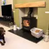 C-Five wood burning stove Charnwood