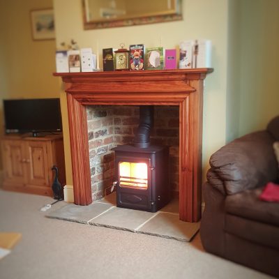 Woodwarm Foxfire 4kw black