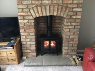 Charnwood Island 1 log burner
