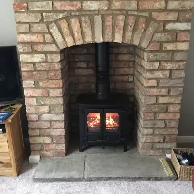 Charnwood Island 1 log burner