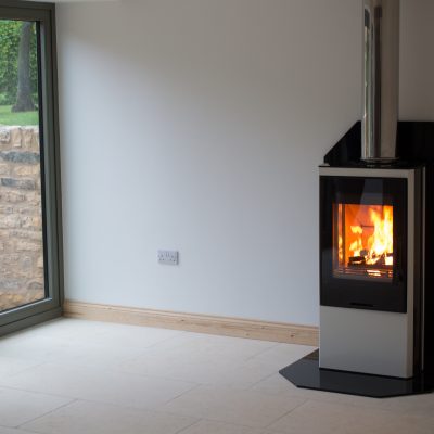 Contura 35 white log burner