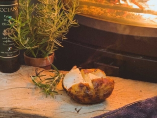 baked potato log burner